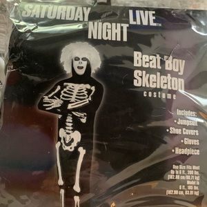 New in bag, SNL BEATBOY SKELETON COSTUME